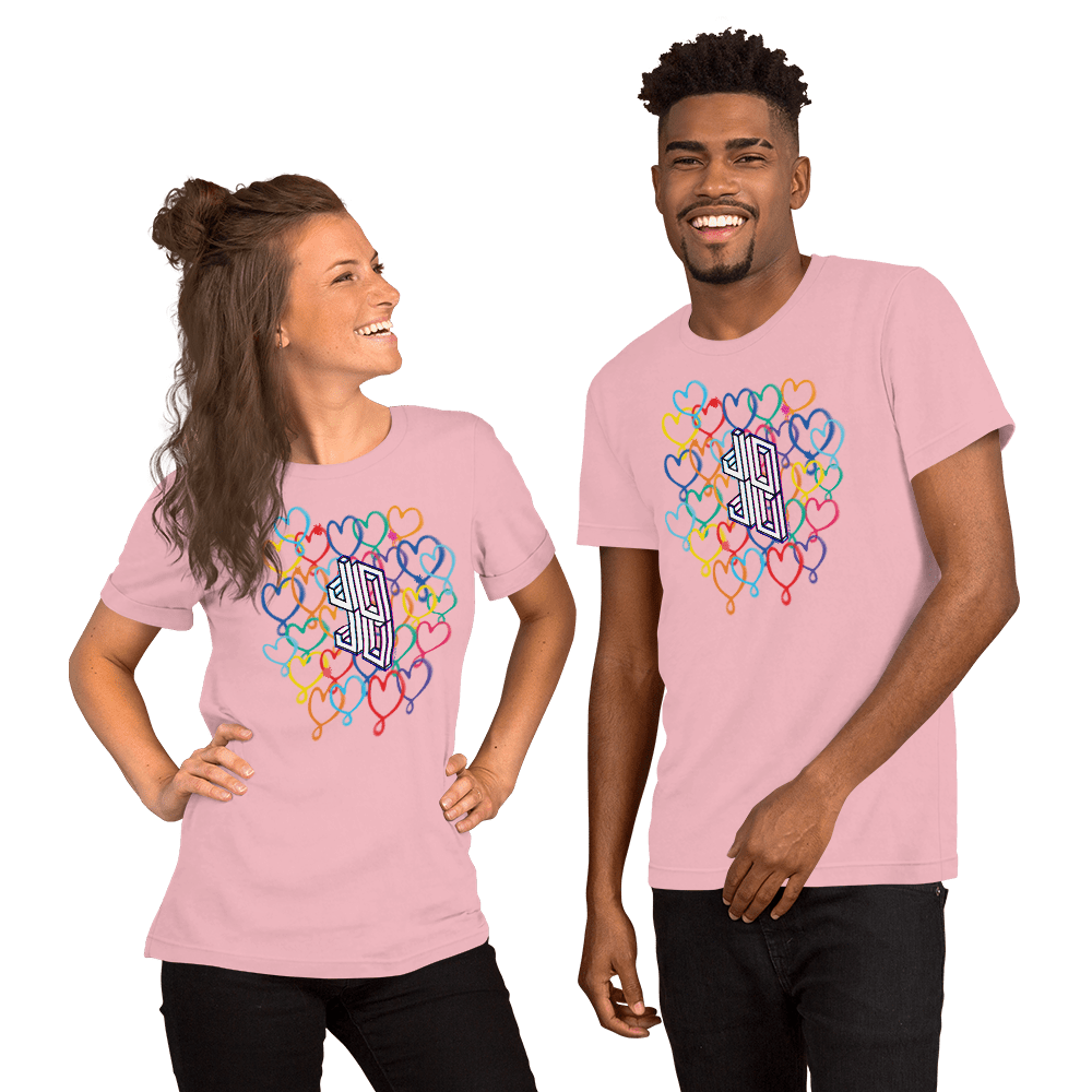 JoJo Siwa Hearts Adult Short Sleeve T - Shirt - Paramount Shop