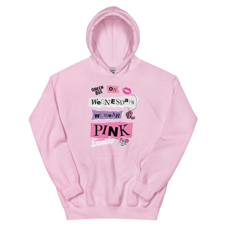 Mean Girls On Wednesdays We Wear Pink Hoodie - Paramount Shop