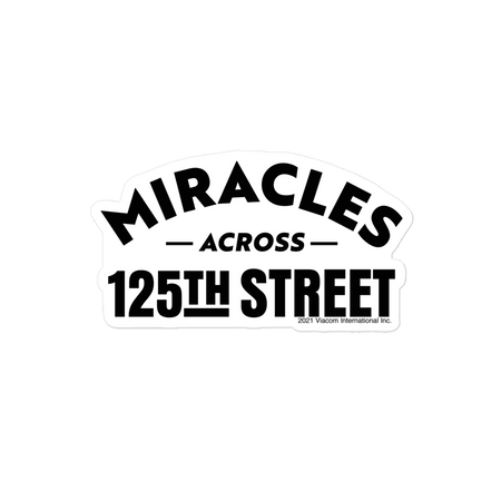 Miracles Across 125th Street Murda Count Harlem Die Cut Sticker - Paramount Shop