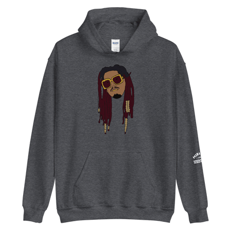 Miracles Across 125th Street Murda Count Harlem Face Hooded Sweatshirt - Paramount Shop