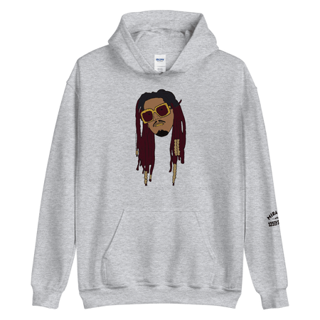 Miracles Across 125th Street Murda Count Harlem Face Hooded Sweatshirt - Paramount Shop