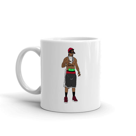 Miracles Across 125th Street Murda Count Harlem Pose White Mug - Paramount Shop