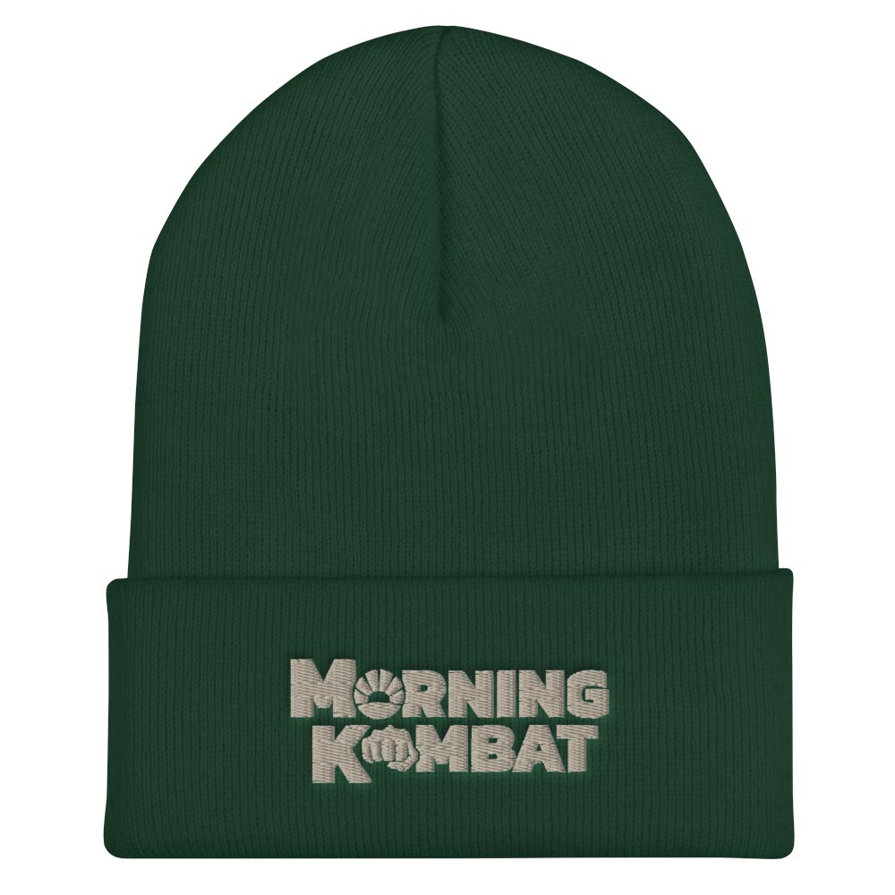 Morning Kombat Logo Embroidered Beanie - Paramount Shop