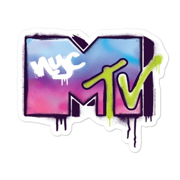 MTV Graffiti Die Cut Sticker Pack of 3 - Paramount Shop