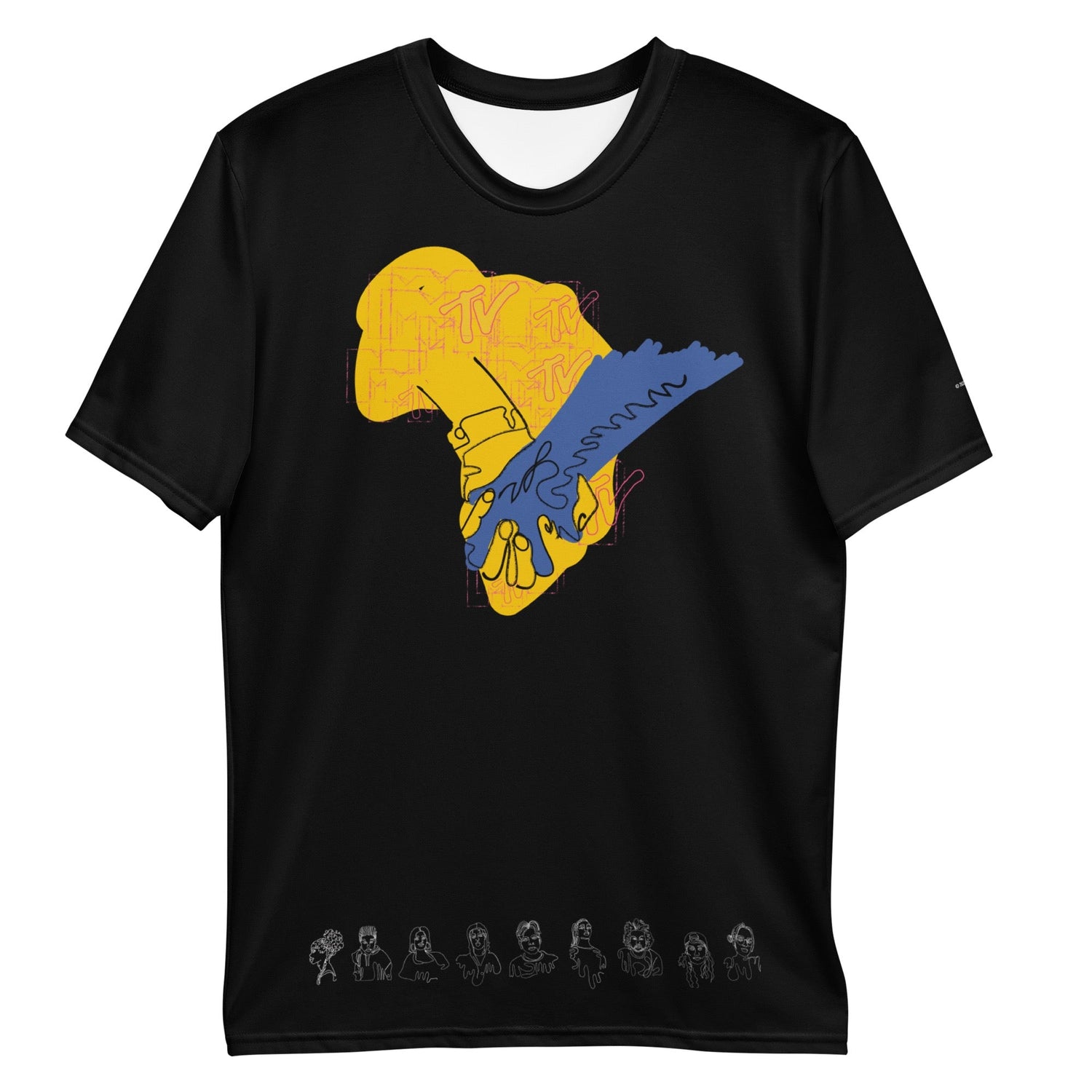 MTV Hand in Hand Unisex Short Sleeve T - Shirt - Paramount Shop