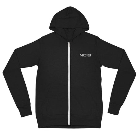 NCIS Embroidered Logo Unisex Zip Hoodie - Paramount Shop