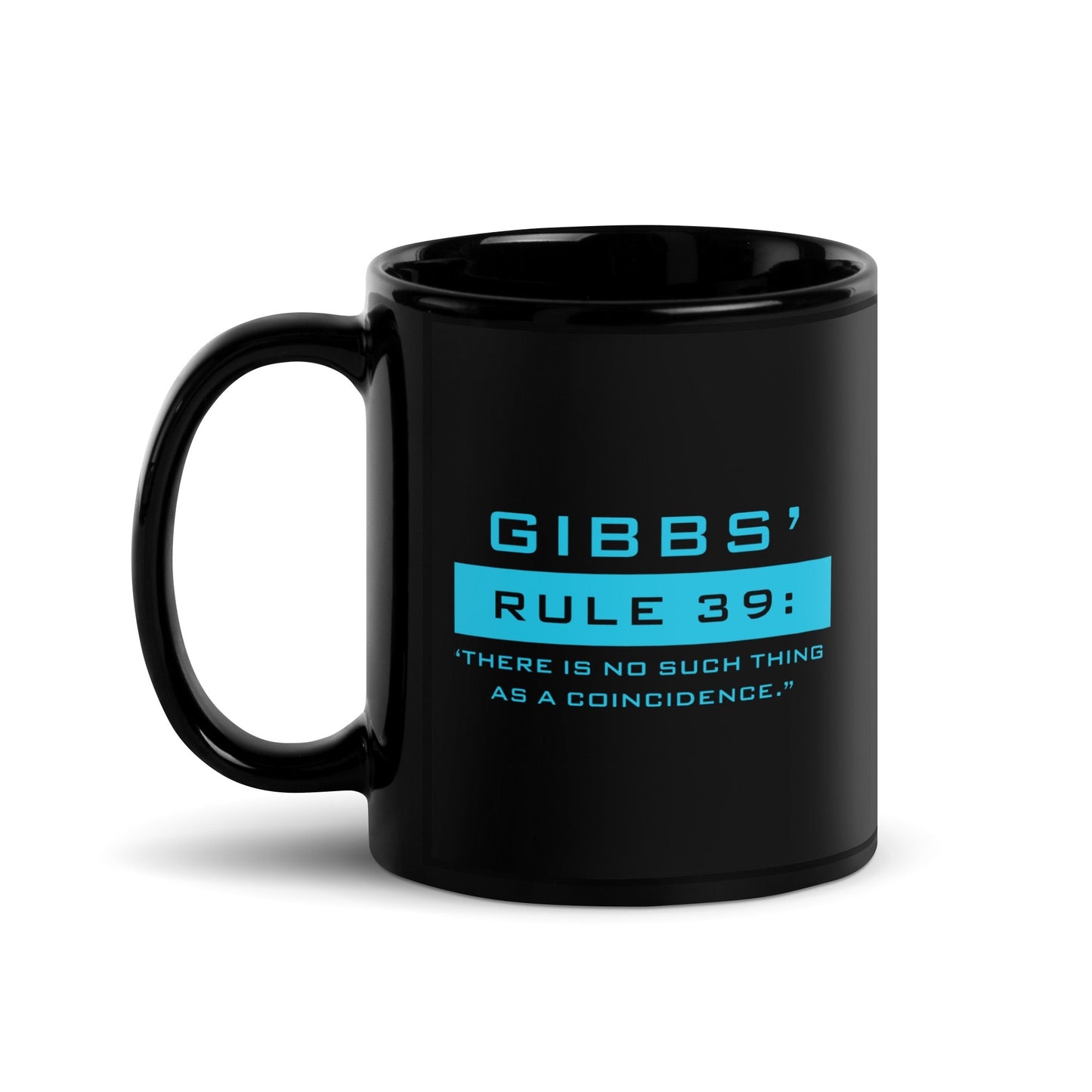 NCIS Gibb's Rule 39 Black Mug - Paramount Shop