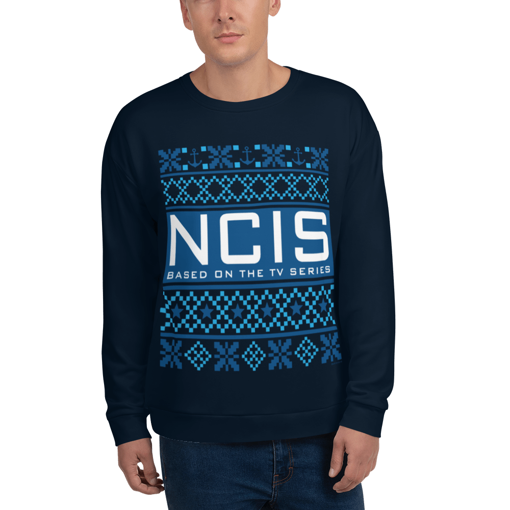 NCIS Holiday Adult All - Over Print Sweatshirt - Paramount Shop