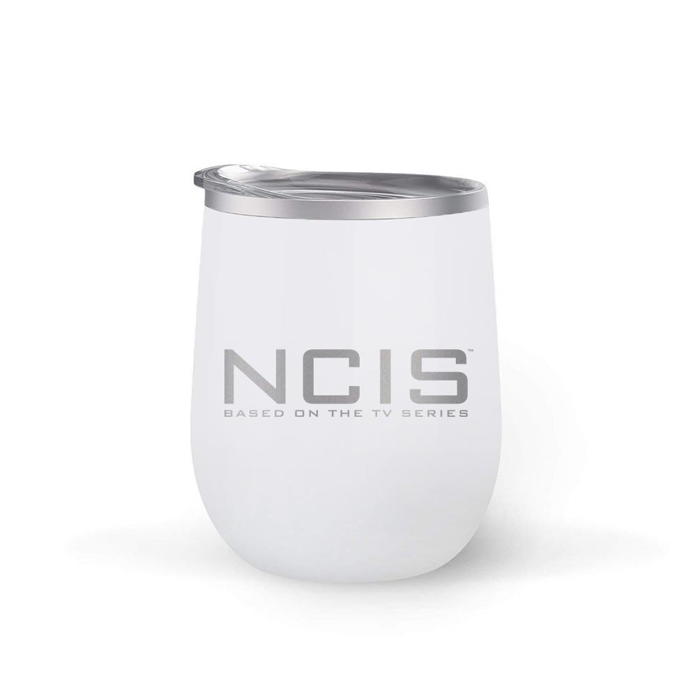 NCIS Logo 12 oz Wine Tumbler - Paramount Shop