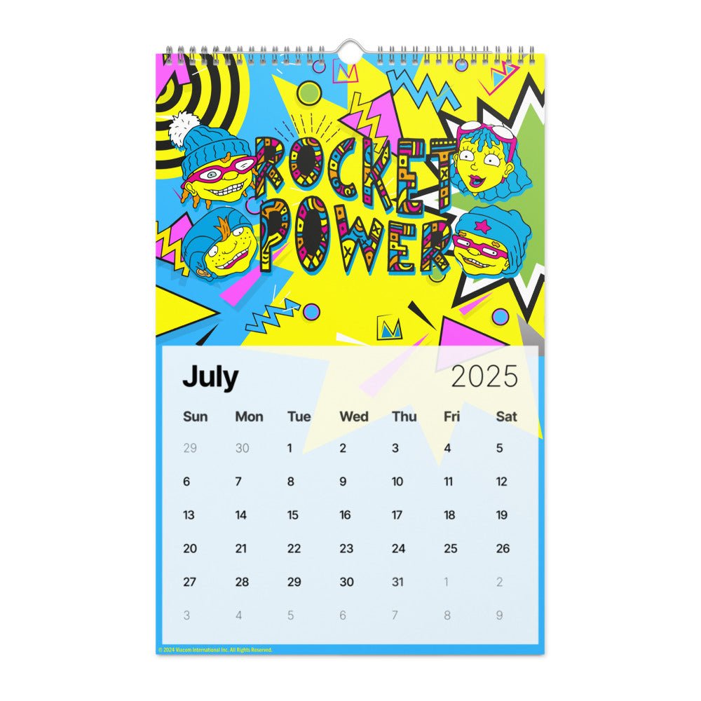 Nicktoons 2025 Wall Calendar - Paramount Shop