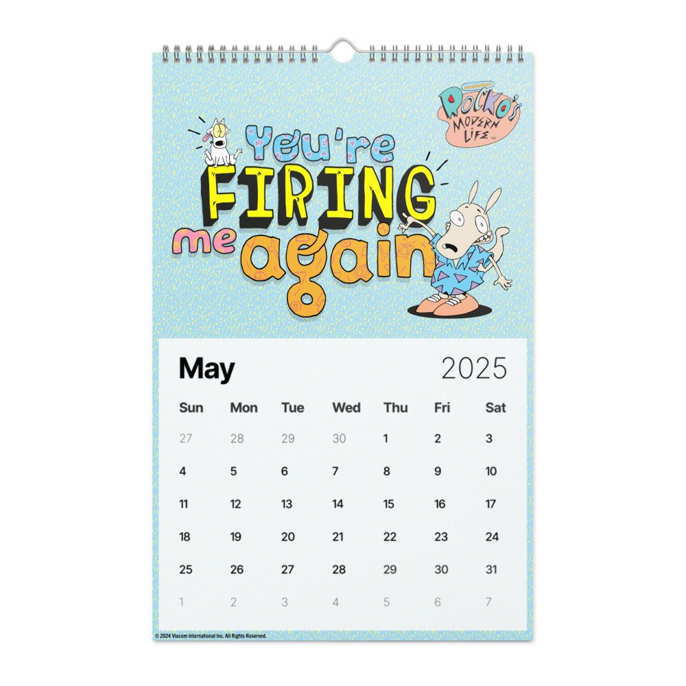 Nicktoons 2025 Wall Calendar - Paramount Shop