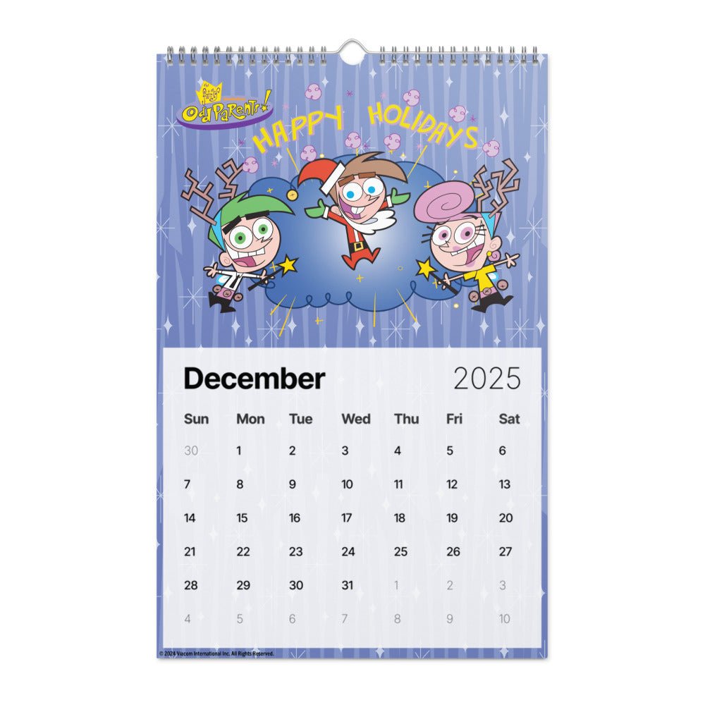 Nicktoons 2025 Wall Calendar - Paramount Shop