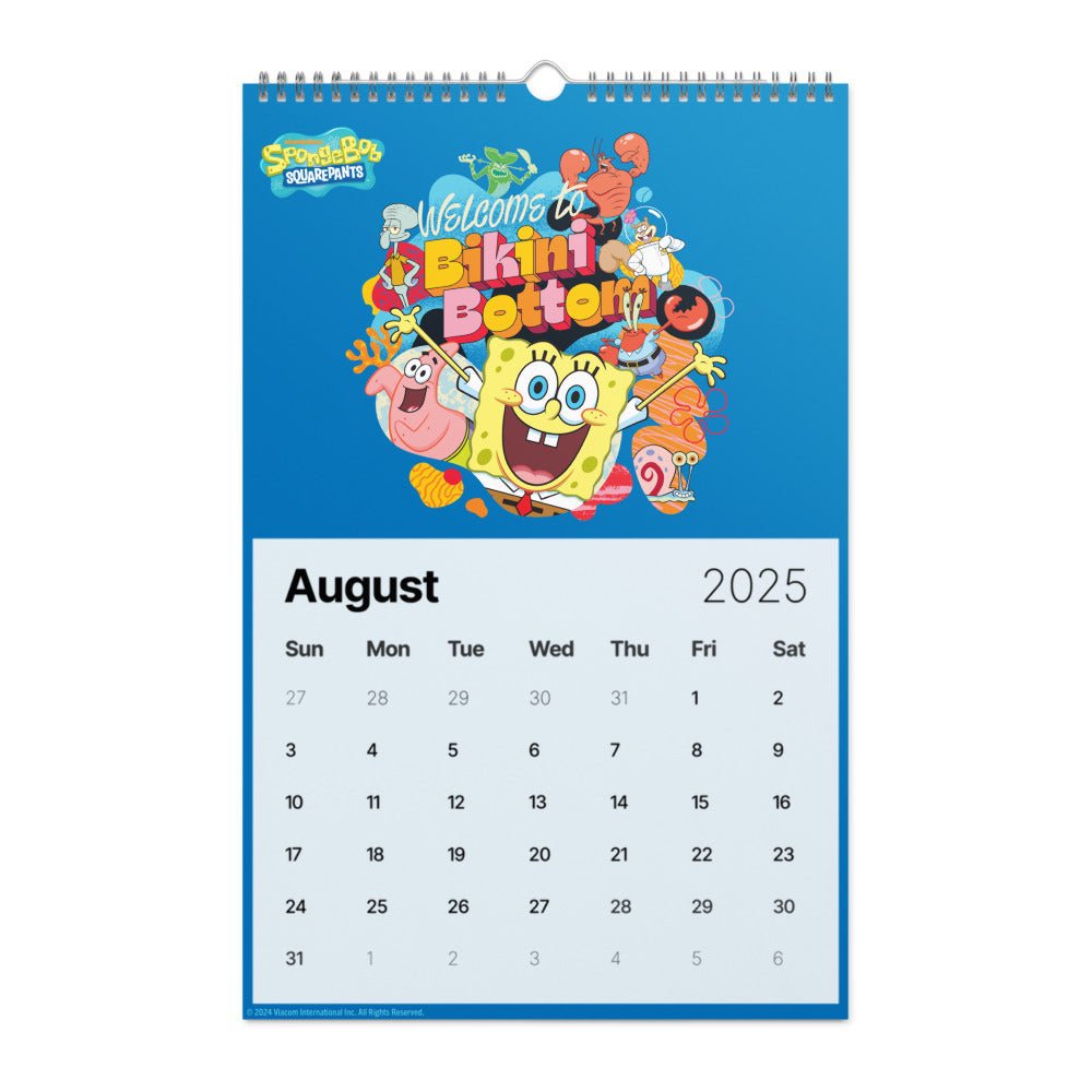 Nicktoons 2025 Wall Calendar - Paramount Shop