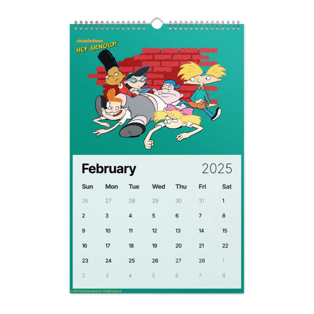 Nicktoons 2025 Wall Calendar - Paramount Shop