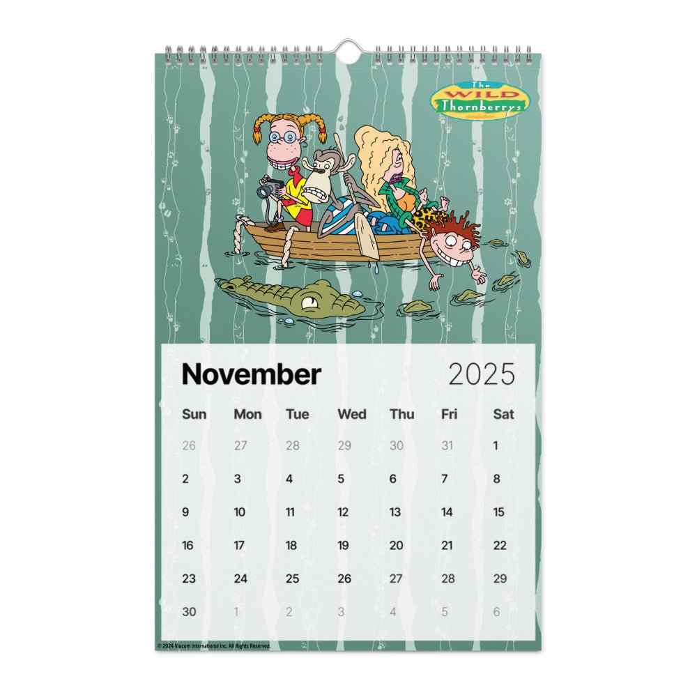 Nicktoons 2025 Wall Calendar - Paramount Shop