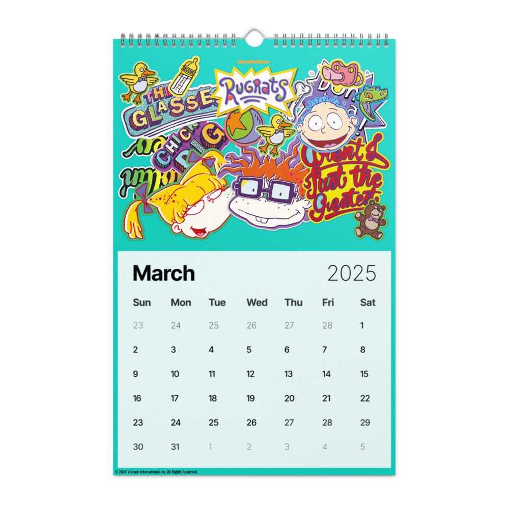 Nicktoons 2025 Wall Calendar - Paramount Shop