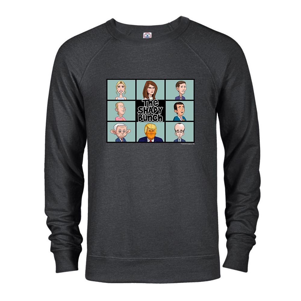 Our Cartoon President Shady Bunch Lightweight Crew Neck Sweatshirt - Paramount Shop