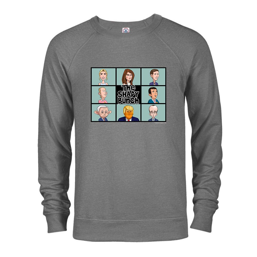 Our Cartoon President Shady Bunch Lightweight Crew Neck Sweatshirt - Paramount Shop