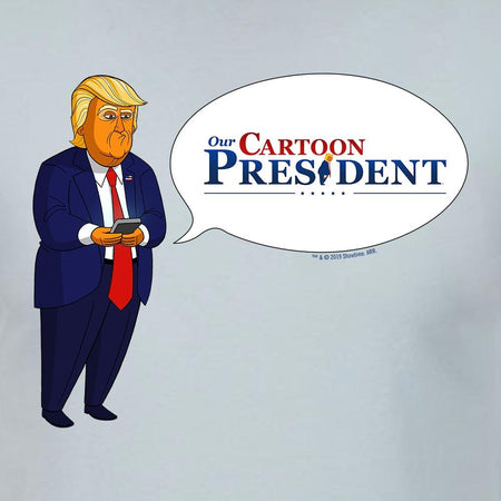 Our Cartoon President Tweet Adult Short Sleeve T - Shirt - Paramount Shop