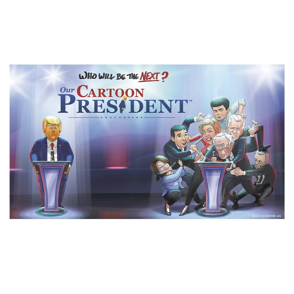 Our Cartoon President Who Will Be the Next Cartoon President? Women's Short Sleeve T - Shirt - Paramount Shop