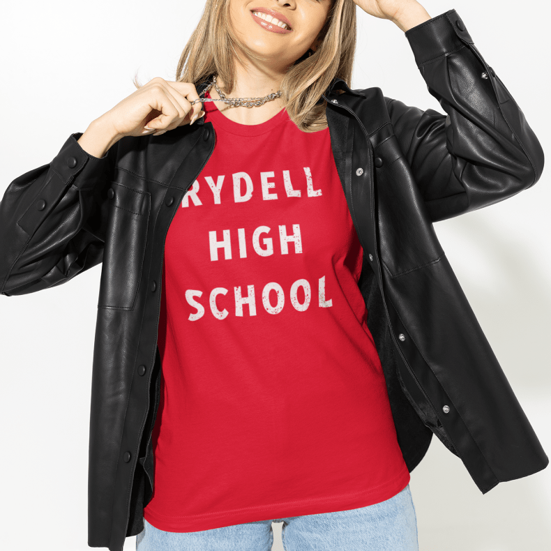 Grease Instituto Rydell Adultos Camiseta de manga corta