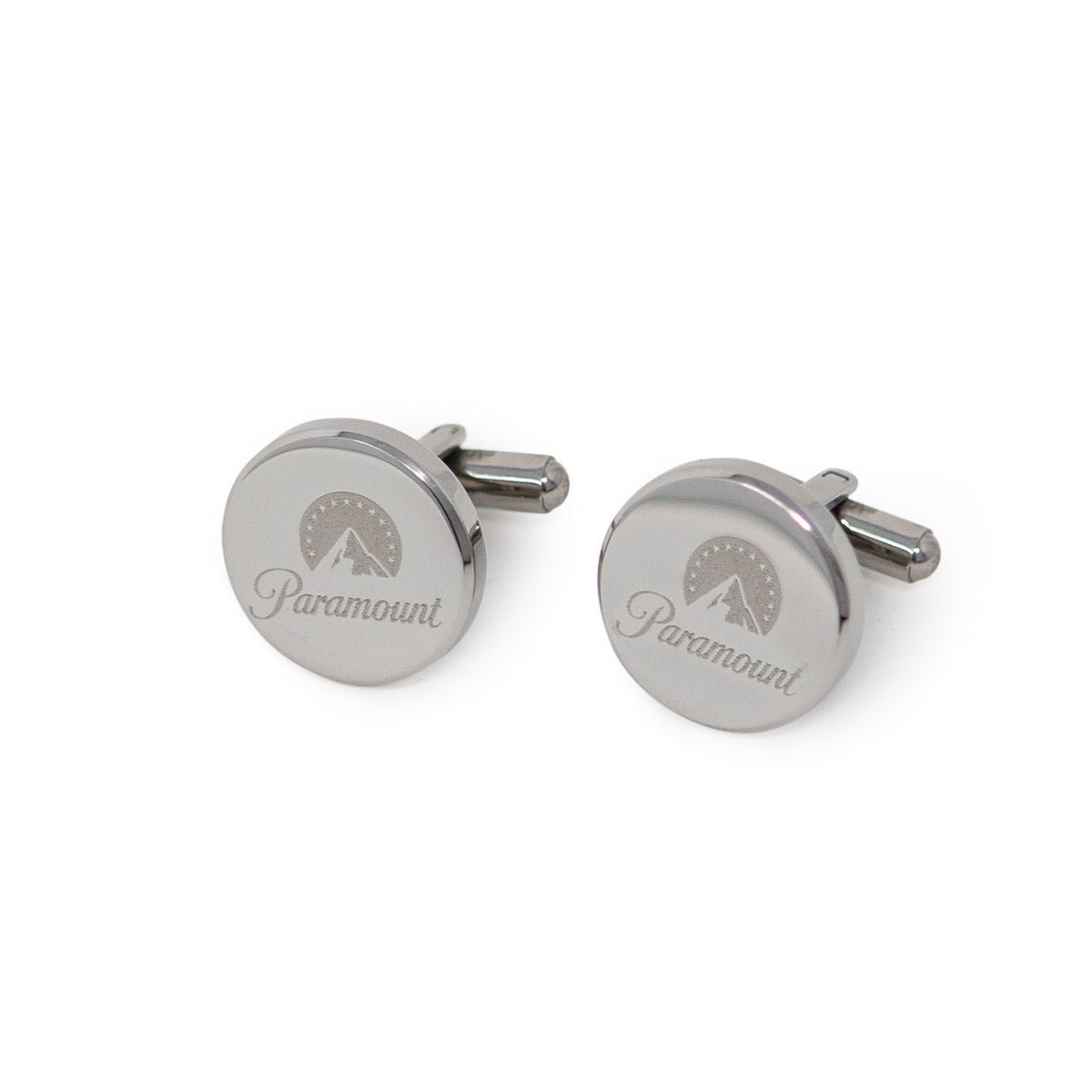 Paramount Logo Engraved Stainless Steel Cufflinks - Paramount Shop