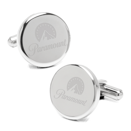 Paramount Logo Engraved Stainless Steel Cufflinks - Paramount Shop