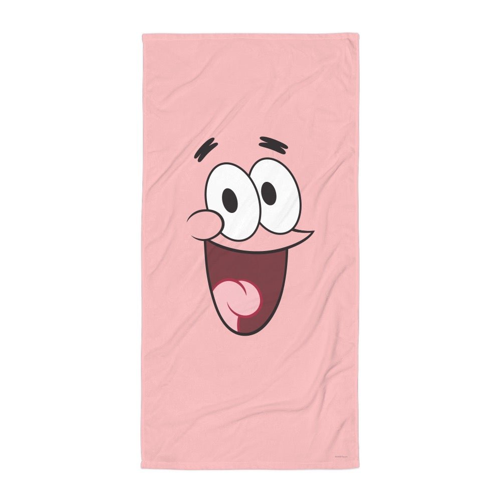 Patrick Star Big Face Beach Towel - Paramount Shop