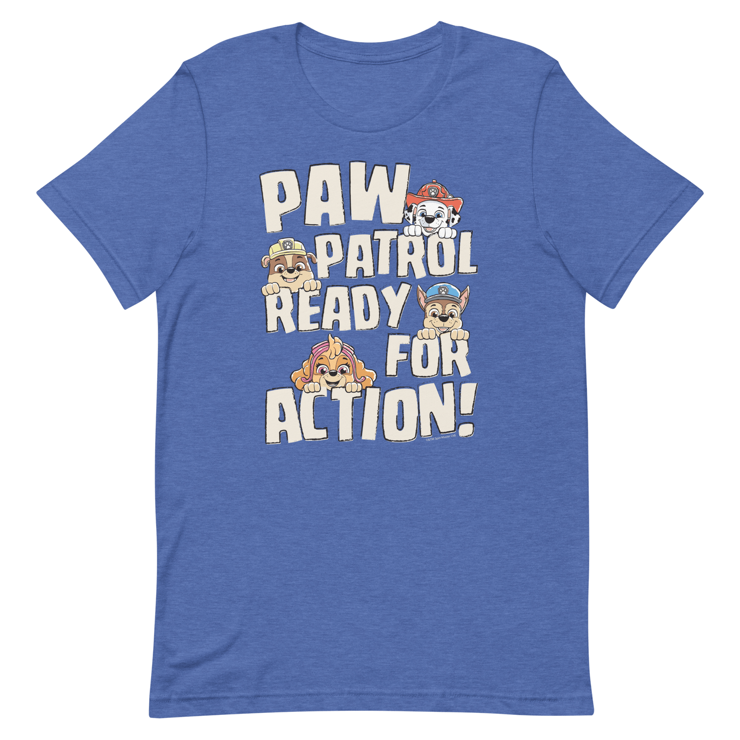 PAW Patrol Ready For Action Adult Short Sleeve T - Shirt - Paramount Shop