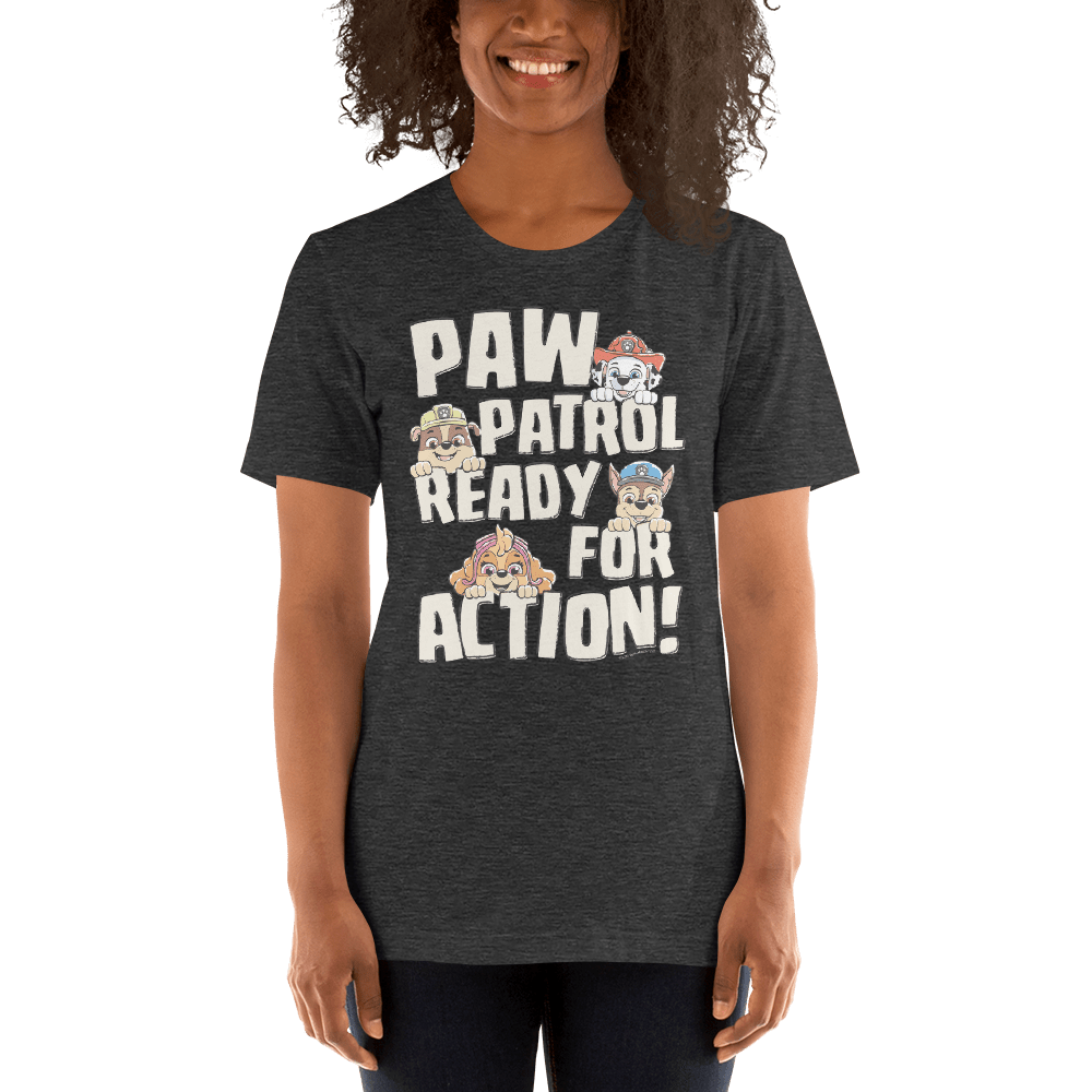 PAW Patrol Ready For Action Adult Short Sleeve T - Shirt - Paramount Shop