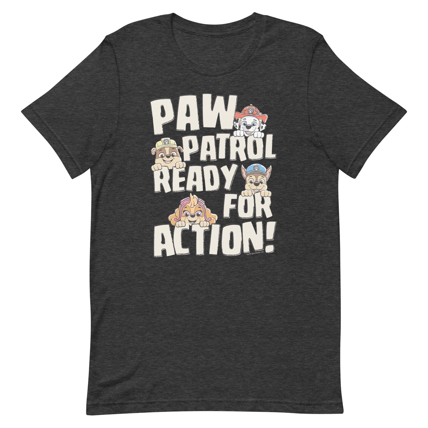 PAW Patrol Ready For Action Adult Short Sleeve T - Shirt - Paramount Shop