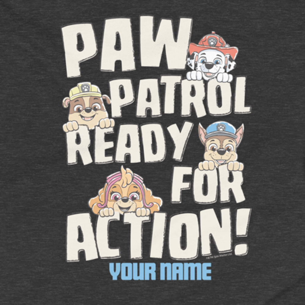 PAW Patrol Ready For Action Personalized Kids Premium T - Shirt - Paramount Shop