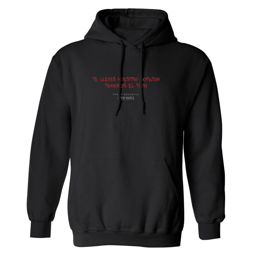 Penny Dreadful: City of Angels Blood Writing Fleece Hooded Sweatshirt - Paramount Shop