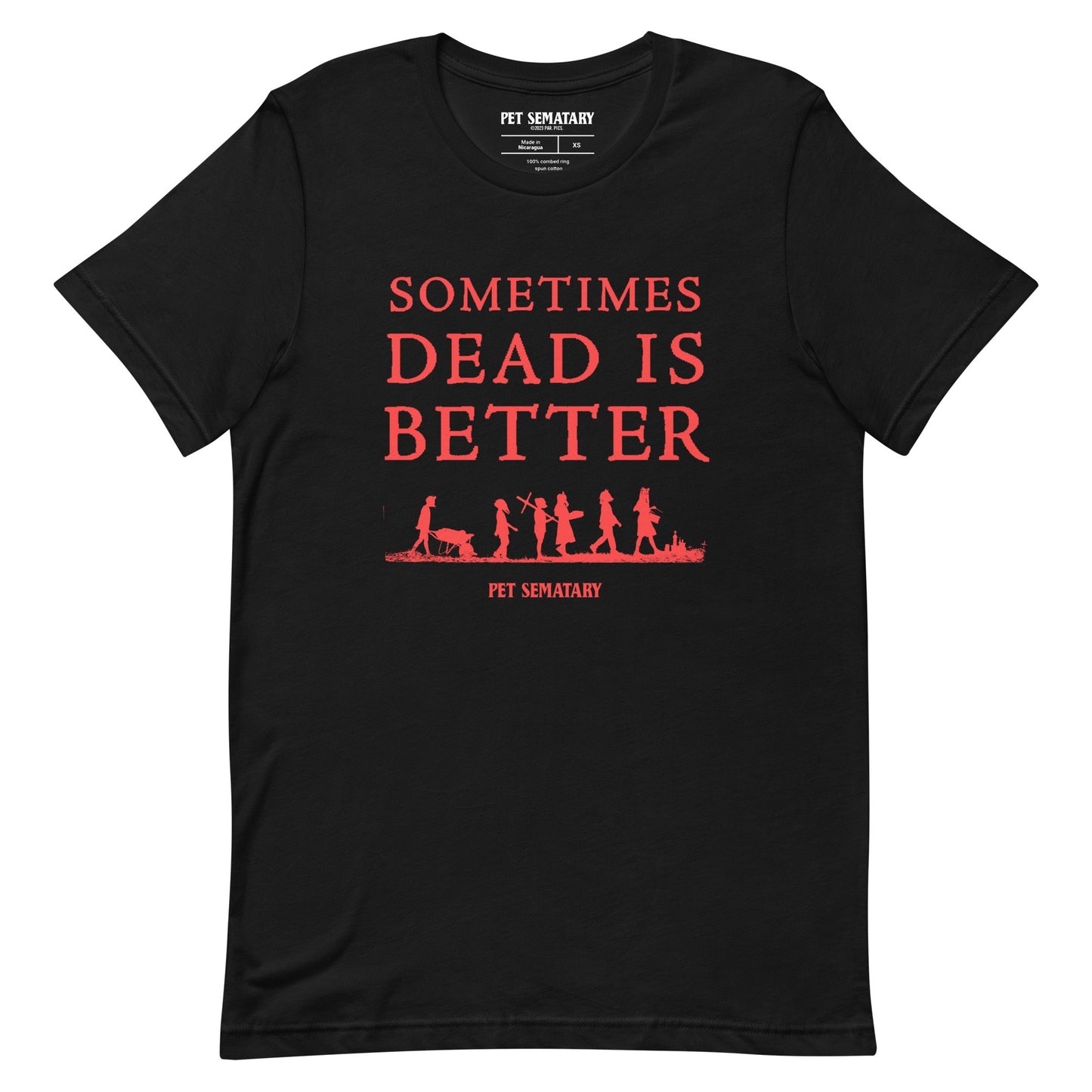 Pet Sematary (2019) Sometimes Dead is Better Adult Short Sleeve T - Shirt - Paramount Shop