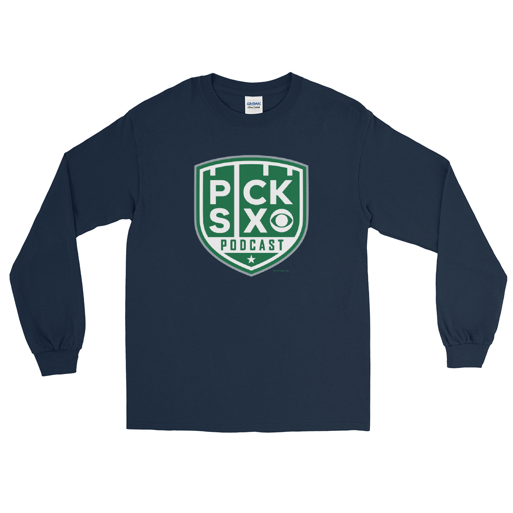 Pick Six Podcast Logo Adult Long Sleeve T - Shirt - Paramount Shop