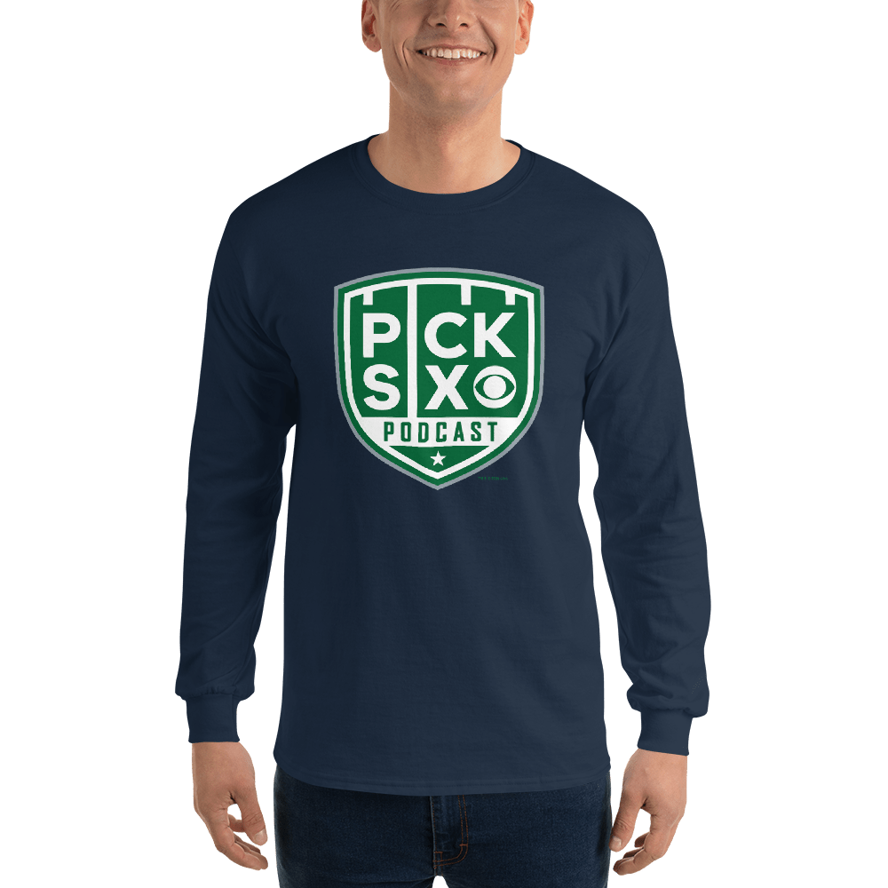 Pick Six Podcast Logo Adult Long Sleeve T - Shirt - Paramount Shop