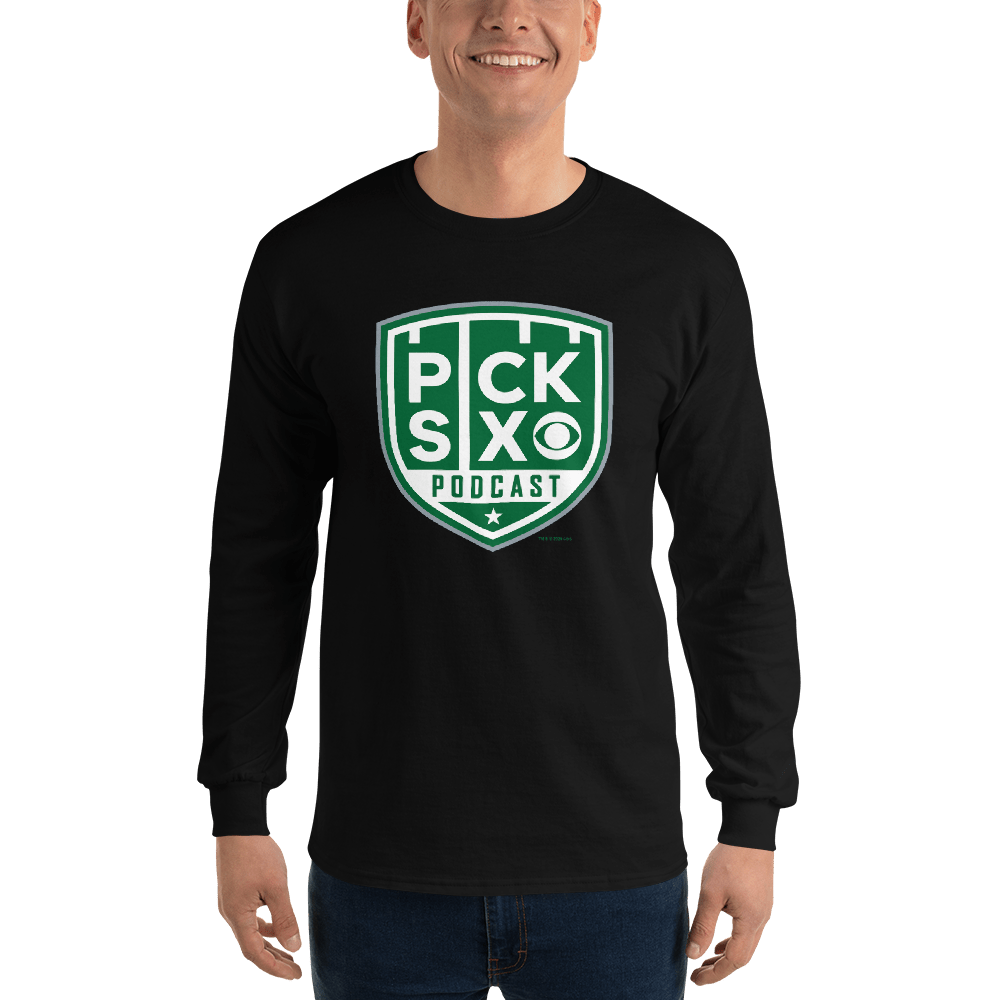 Pick Six Podcast Logo Adult Long Sleeve T - Shirt - Paramount Shop