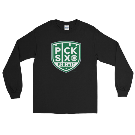 Pick Six Podcast Logo Adult Long Sleeve T - Shirt - Paramount Shop