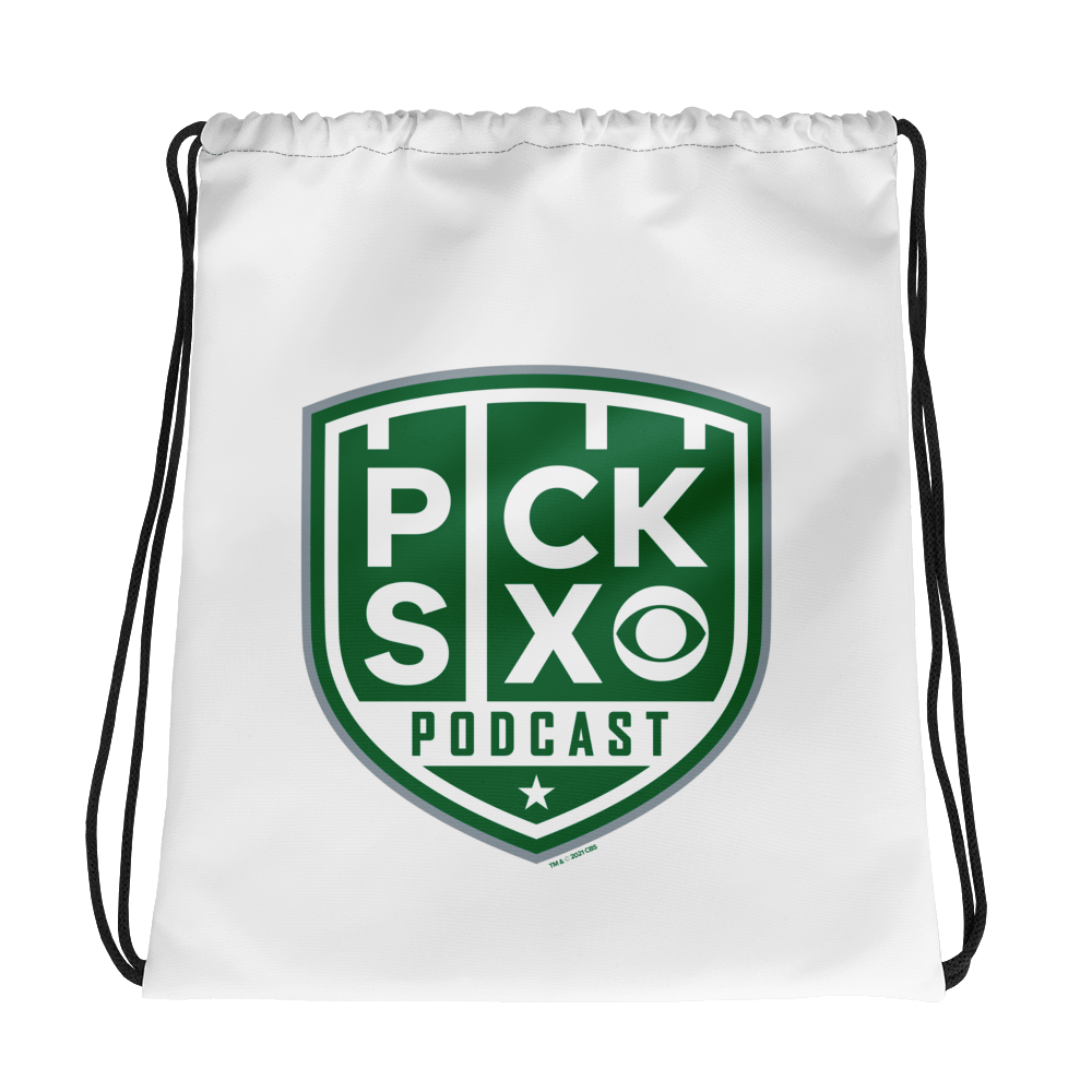 Pick Six Podcast Logo Drawstring Bag - Paramount Shop