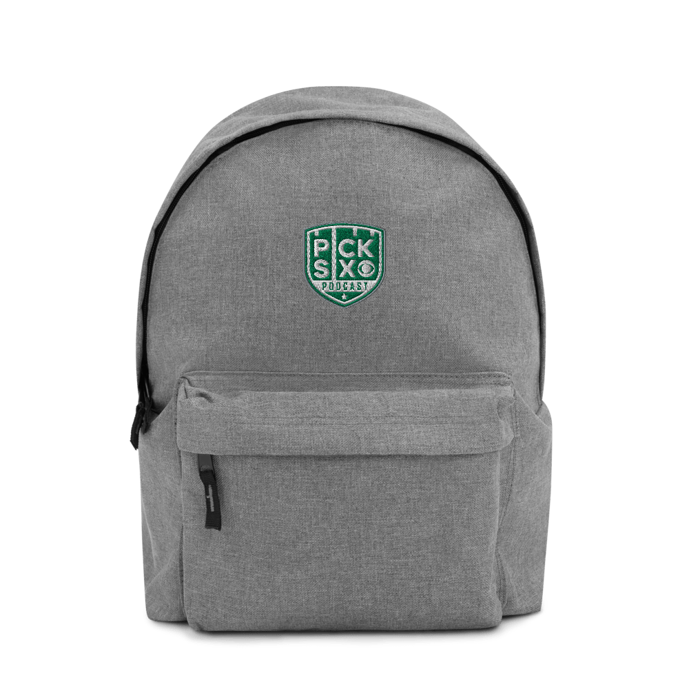 Pick Six Podcast Logo Embroidered Backpack - Paramount Shop