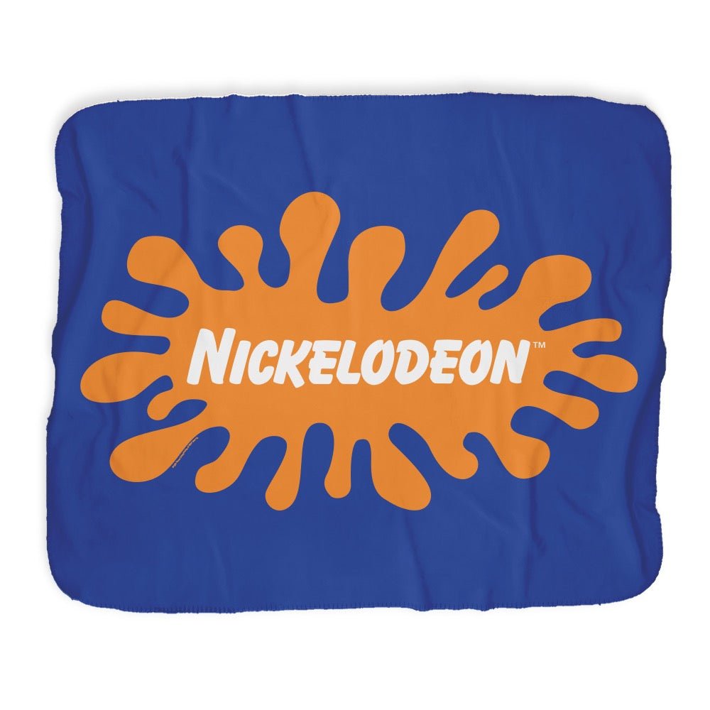 Retro Nickelodeon Grey Sherpa Blanket - Paramount Shop