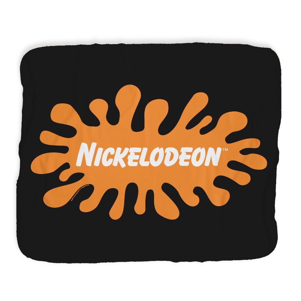 Retro Nickelodeon Grey Sherpa Blanket - Paramount Shop