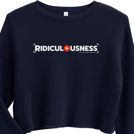 Ridiculousness Logo Women's Fleece Crop Sweatshirt - Paramount Shop