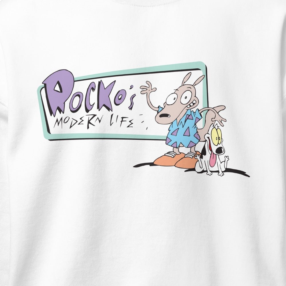 Rocko's Modern Life Logo Adult Crewneck Sweatshirt - Paramount Shop