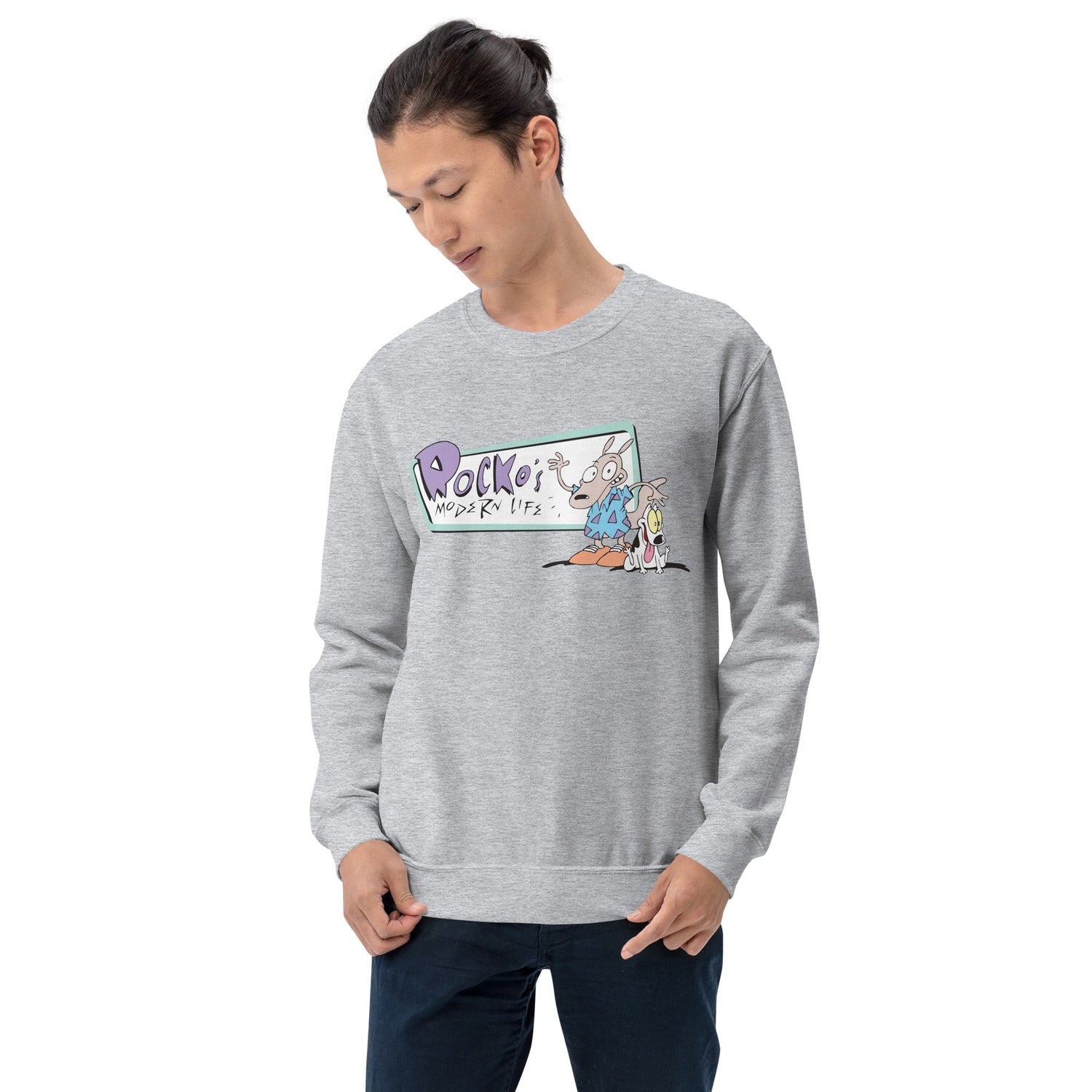 Rocko's Modern Life Logo Adult Crewneck Sweatshirt - Paramount Shop