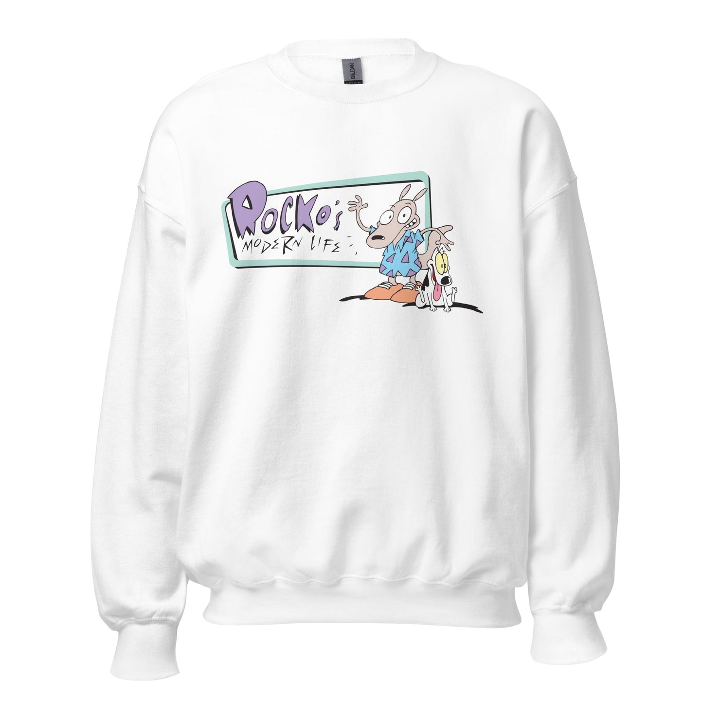 Rocko's Modern Life Logo Adult Crewneck Sweatshirt - Paramount Shop