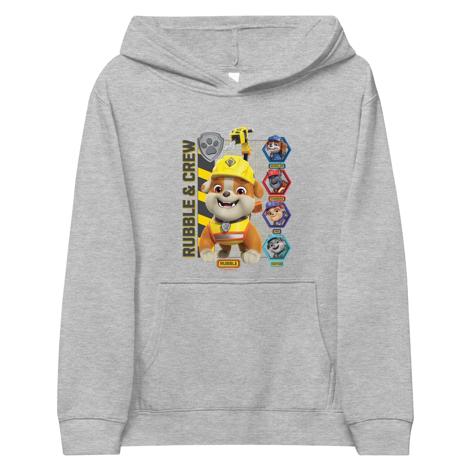 Rubble Crew Characters Kids Hoodie