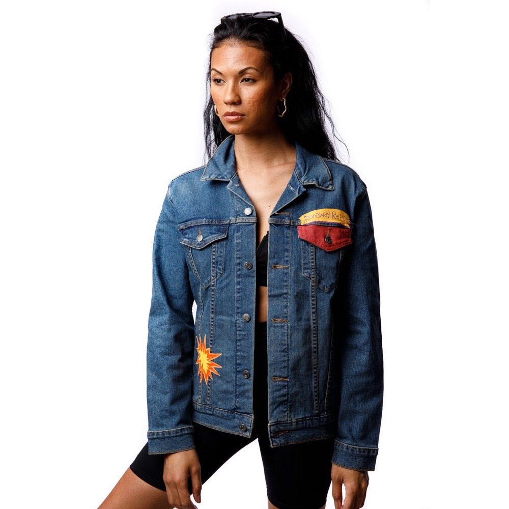 Rugrats Runway Reptar Denim Jacket - Paramount Shop