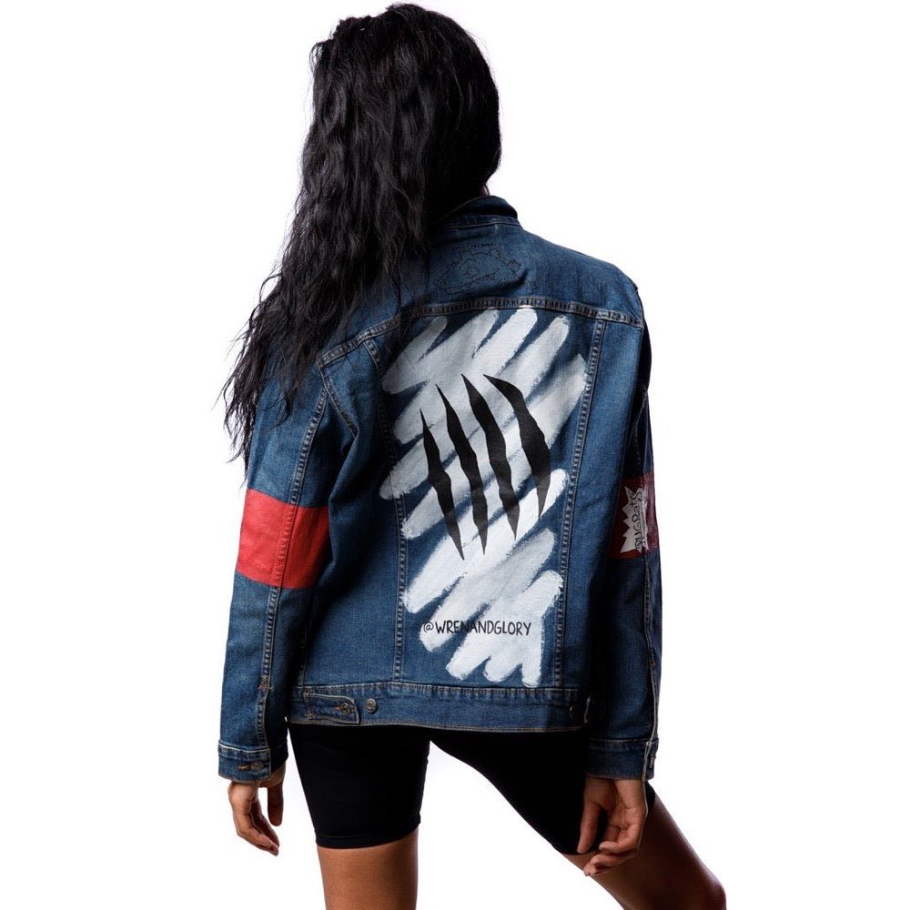 Rugrats Runway Reptar Denim Jacket - Paramount Shop