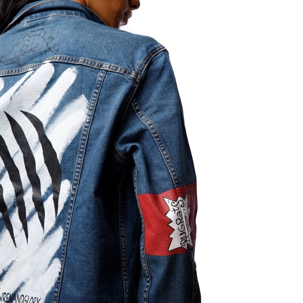 Rugrats Runway Reptar Denim Jacket - Paramount Shop